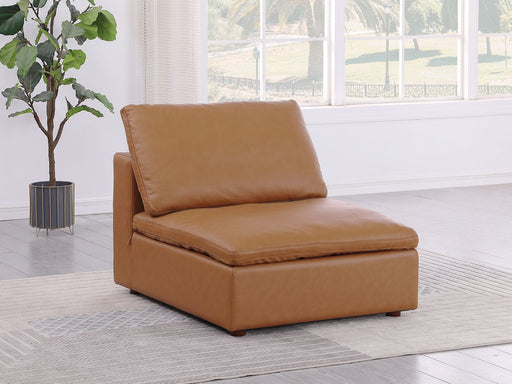 1100 - Armless Chair (Top-Grain Italian Leather) - R&R Furniture Gallery (Fountain Valley, CA)
