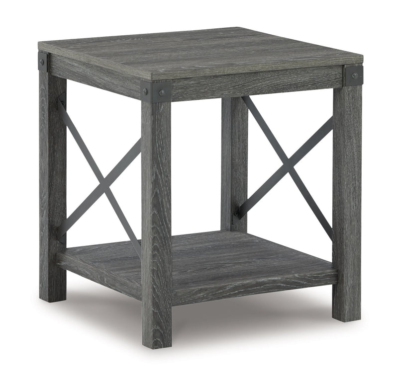 Freedan - 3 Pc. - Coffee Table, 2 End Tables - Grayish Brown - R&R Furniture Gallery (Fountain Valley, CA)