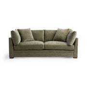 Classic Home Audrey stationary sofa with plush fabric upholstery and elegant design, ideal for living room seating.