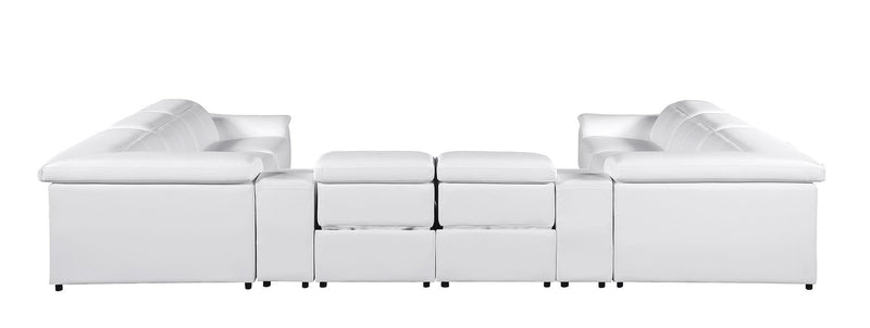 9762 - 10-Piece U-Shaped Sectional Sofa With 4 Power Recliners