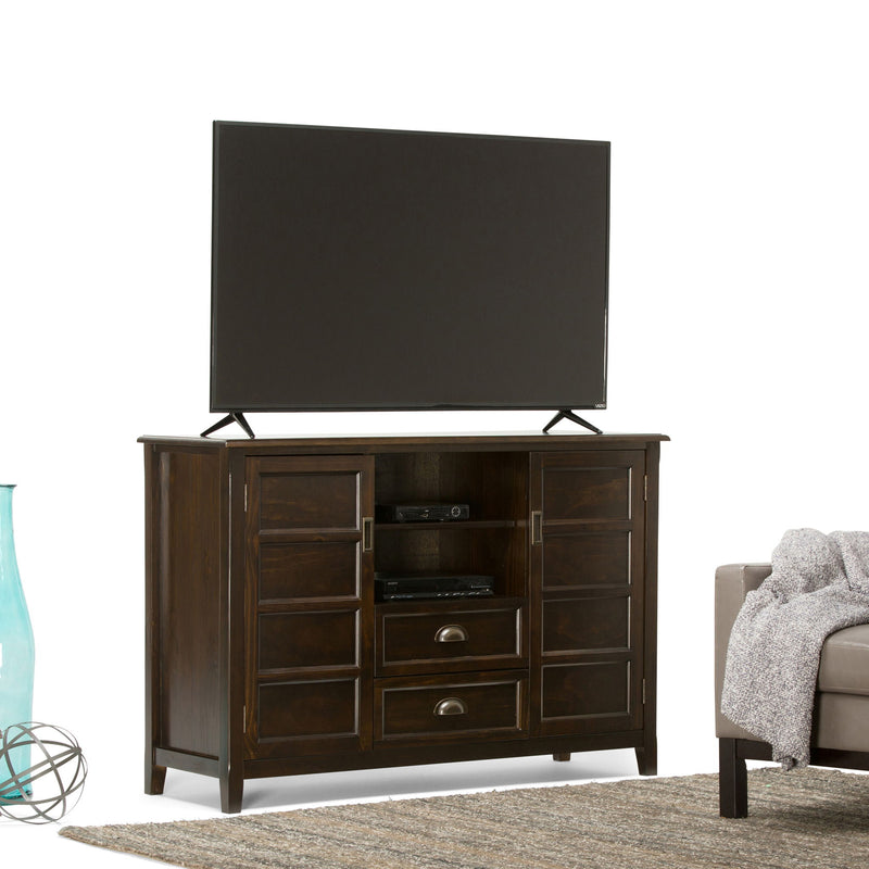 Burlington - Handcrafted Tall TV Media Stand - R&R Furniture Gallery (Fountain Valley, CA)