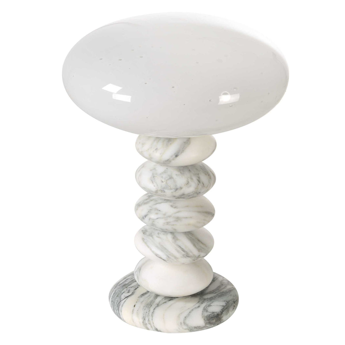 Washed Stones - Mini Lamp - White