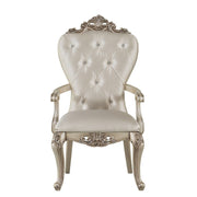 Gorsedd - Arm Chair (Set of 2) - Cream Fabric & Golden Ivory - R&R Furniture Gallery (Fountain Valley, CA)