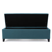 Contemporary Storage Ottoman Bench With Upholstery - R&R Furniture Gallery (Fountain Valley, CA)