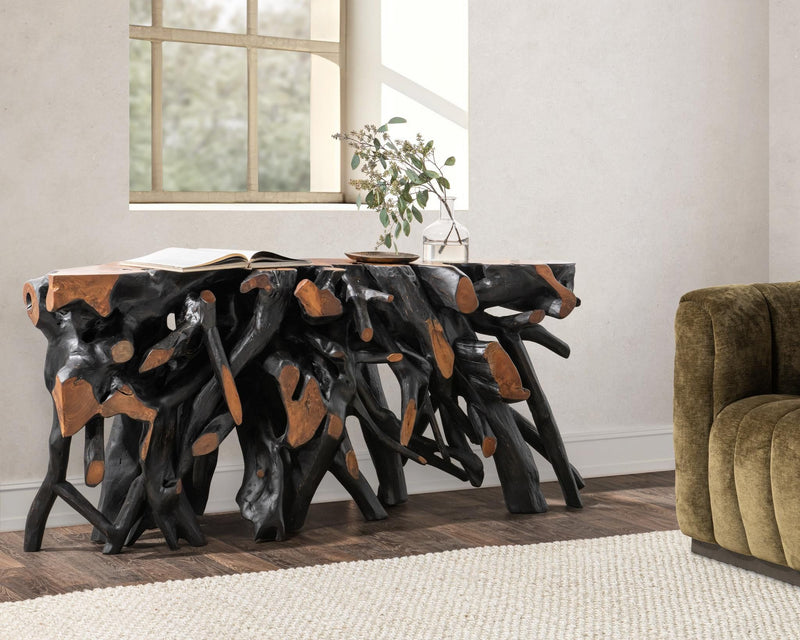Cypress - Root Console Table - R&R Furniture Gallery (Fountain Valley, CA)
