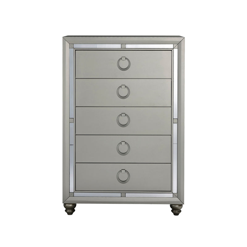 Chloe - Chest - Gemstone Silver - R&R Furniture Gallery (Fountain Valley, CA)