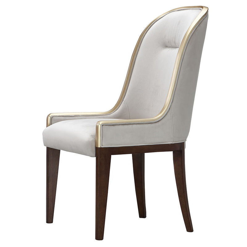 Houston - Dining Side Chair (Set of 2) - Porcini / Walnut - R&R Furniture Gallery (Fountain Valley, CA)