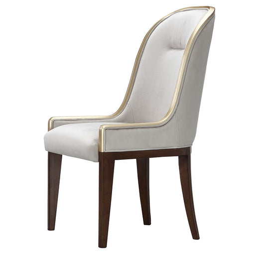 Houston - Dining Side Chair (Set of 2) - Porcini / Walnut - R&R Furniture Gallery (Fountain Valley, CA)