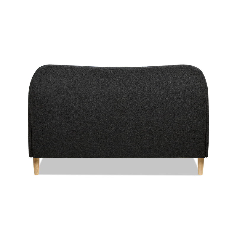 Roman - Curved Headboard Upholstered Platform Bed - R&R Furniture Gallery (Fountain Valley, CA)