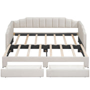 Extendable Daybed With LED Light And 2 Storage Drawers - R&R Furniture Gallery (Fountain Valley, CA)