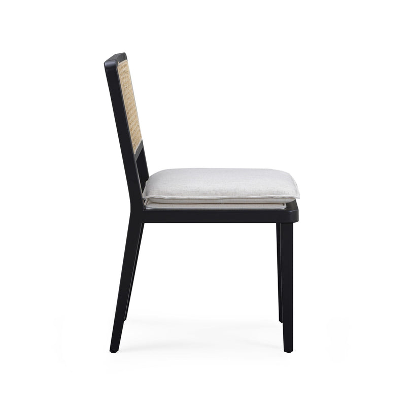 Tassina - Upcycled Performance Linen Dining Chair - Cream - R&R Furniture Gallery (Fountain Valley, CA)