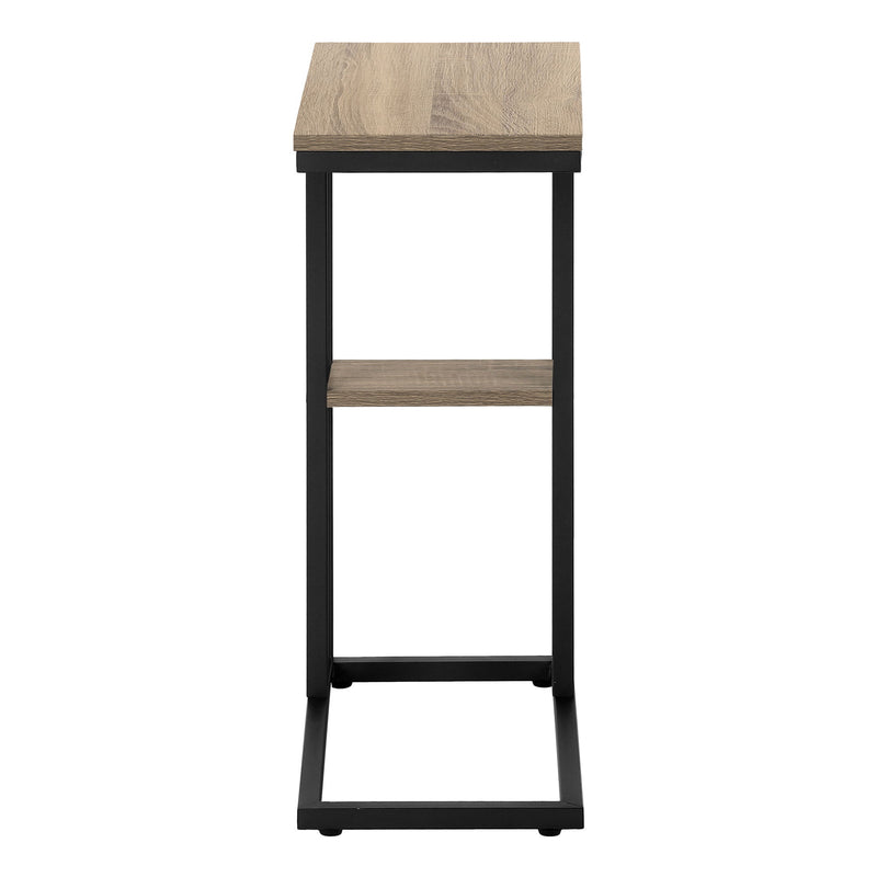 Accent Table, C - Shaped, Marble Look Contemporary & Modern Convenient Design - R&R Furniture Gallery (Fountain Valley, CA)