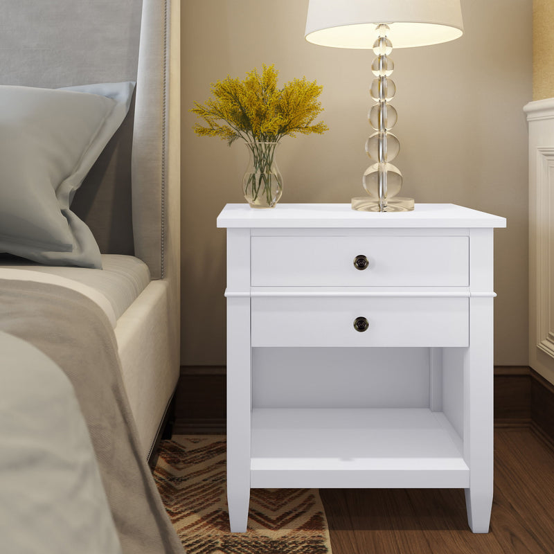 Carlton - Bedside Table, Handcrafted - R&R Furniture Gallery (Fountain Valley, CA)