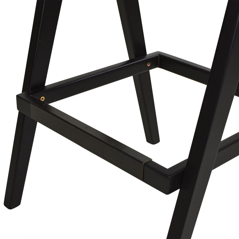 Milan - Modern Webbing Back Stool With Arms (Set of 3) - R&R Furniture Gallery (Fountain Valley, CA)