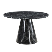 Hollis - Dining Table With Engineered Stone Top - Engineered Stone - R&R Furniture Gallery (Fountain Valley, CA)