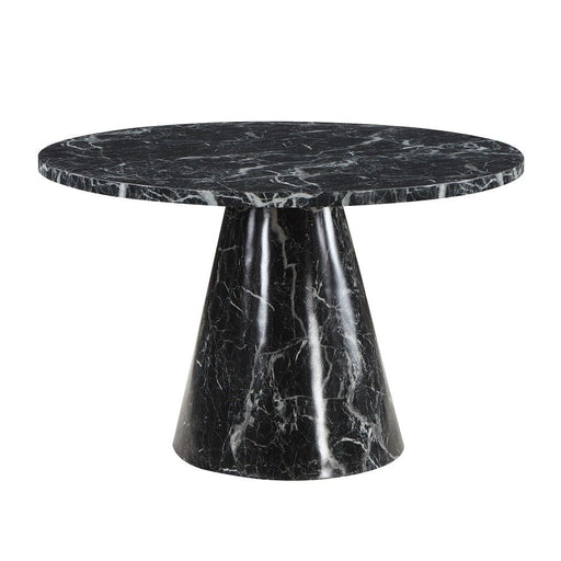 Hollis - Dining Table With Engineered Stone Top - Engineered Stone - R&R Furniture Gallery (Fountain Valley, CA)