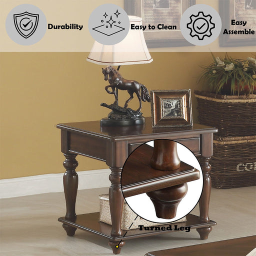Farrel - End Table - Walnut - R&R Furniture Gallery (Fountain Valley, CA)