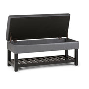 Cosmopolitan - Storage Ottoman Bench With Open Bottom - R&R Furniture Gallery (Fountain Valley, CA)