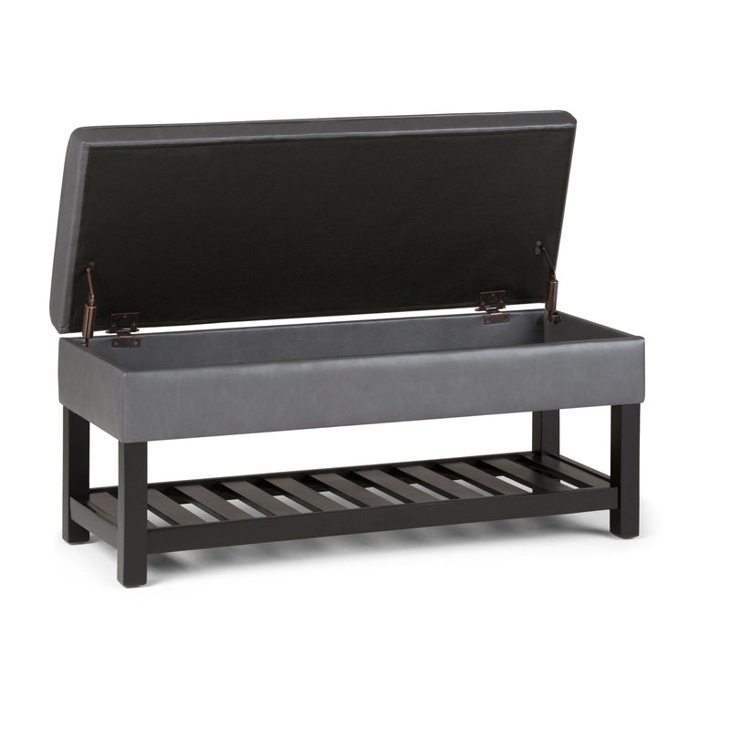 Cosmopolitan - Storage Ottoman Bench With Open Bottom - R&R Furniture Gallery (Fountain Valley, CA)
