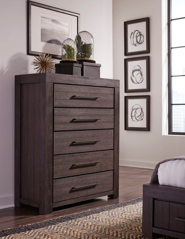 Heath Five Drawer Chest in Basalt Grey (2024)