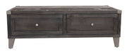 Todoe - Lift Top Cocktail Table - Dark Gray - R&R Furniture Gallery (Fountain Valley, CA)