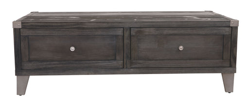 Todoe - Lift Top Cocktail Table - Dark Gray - R&R Furniture Gallery (Fountain Valley, CA)