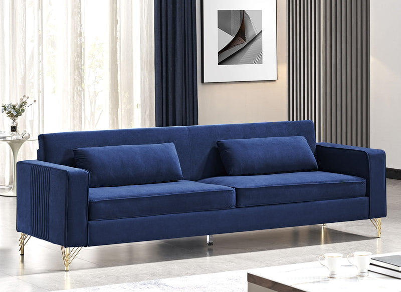 Aesthetic 3 Seater Couch With Classic Modern Appeal And Luxurious Soft Comfort - R&R Furniture Gallery (Fountain Valley, CA)