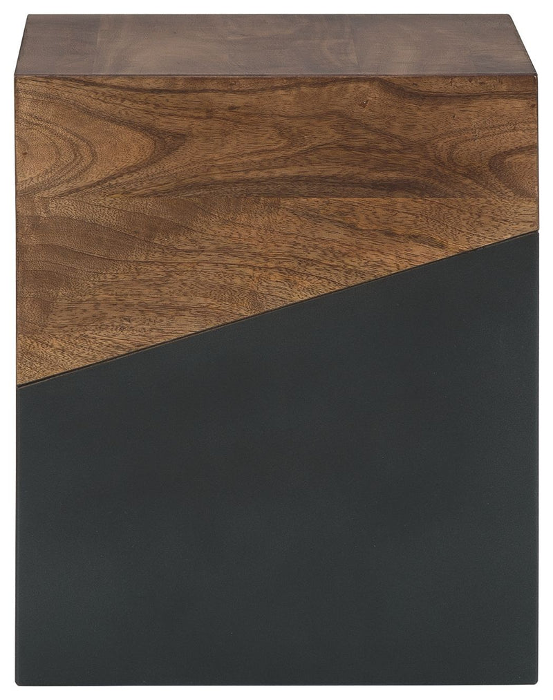 Trailbend - Accent Table - Brown / Gunmetal - R&R Furniture Gallery (Fountain Valley, CA)