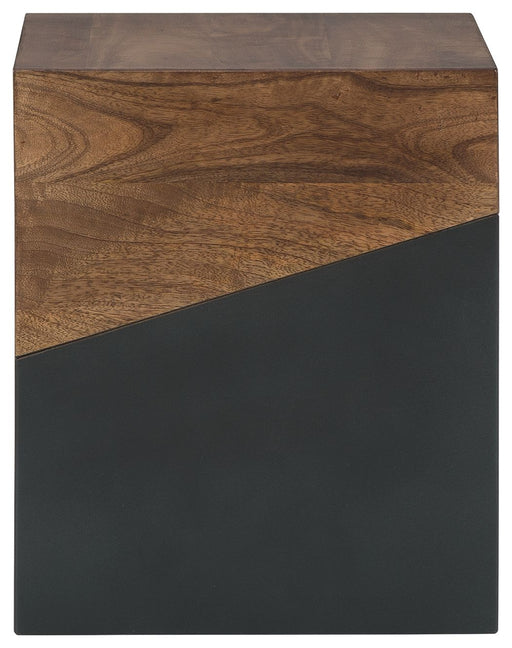 Trailbend - Accent Table - Brown / Gunmetal - R&R Furniture Gallery (Fountain Valley, CA)