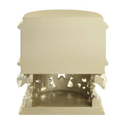 Vatican - Nightstand - Champagne Silver - R&R Furniture Gallery (Fountain Valley, CA)