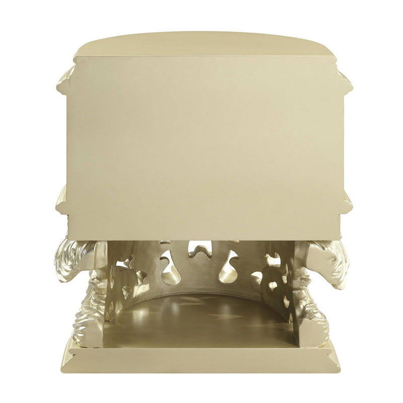 Vatican - Nightstand - Champagne Silver - R&R Furniture Gallery (Fountain Valley, CA)