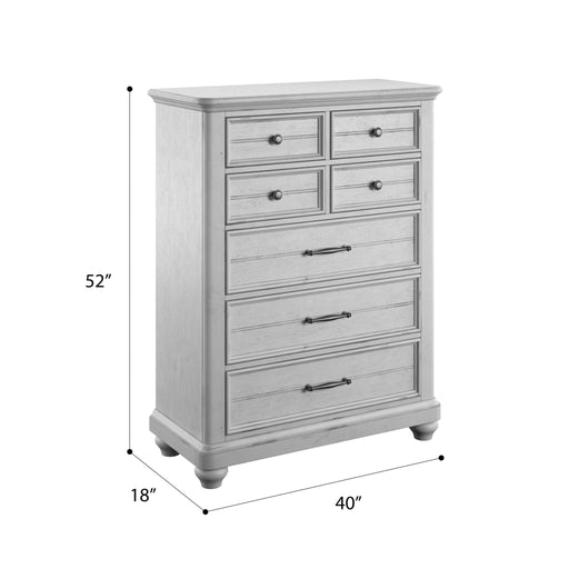 7 Drawer Chest - Gray - R&R Furniture Gallery (Fountain Valley, CA)