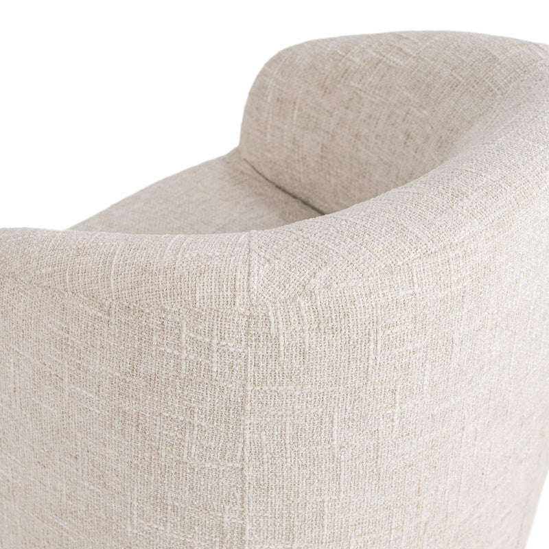 Diah - Swivel Accent Chair - Toasted Linen - R&R Furniture Gallery (Fountain Valley, CA)