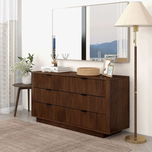 Lola - Dresser With 6 Drawers - Dark Brown - R&R Furniture Gallery (Fountain Valley, CA)