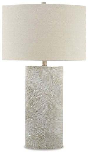 Bradard - Poly Table Lamp  - Brown - R&R Furniture Gallery (Fountain Valley, CA)