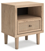 Cielden - One Drawer Night Stand - Two-Tone - R&R Furniture Gallery (Fountain Valley, CA)