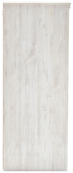Paxberry - Six Drawer Dresser - Medallion Drawer Pulls - Whitewash - R&R Furniture Gallery (Fountain Valley, CA)