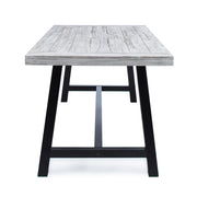 Outdoor Sandblast Finish Acacia Wood Dining Table - R&R Furniture Gallery (Fountain Valley, CA)