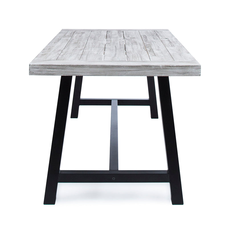 Outdoor Sandblast Finish Acacia Wood Dining Table - R&R Furniture Gallery (Fountain Valley, CA)