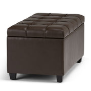 Sienna - Transitional Storage Ottoman Bench - R&R Furniture Gallery (Fountain Valley, CA)