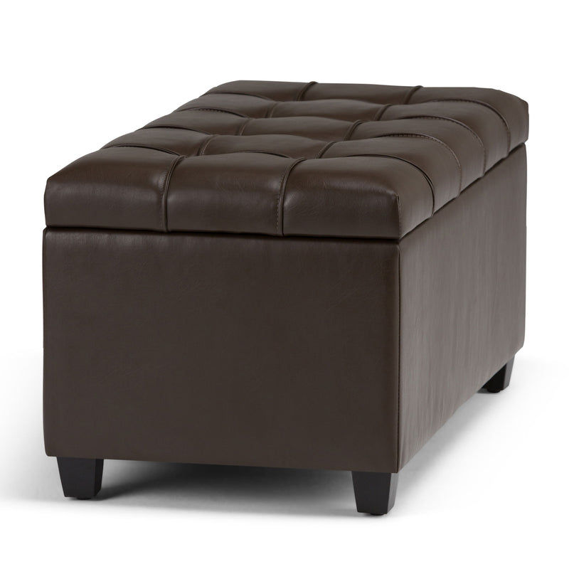 Sienna - Transitional Storage Ottoman Bench - R&R Furniture Gallery (Fountain Valley, CA)