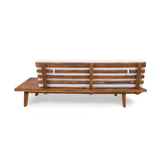 Hillcrest - V Shaped 4 Piece Sofa Set, Water Resistant - R&R Furniture Gallery (Fountain Valley, CA)