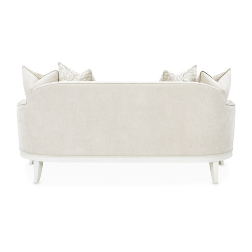 La Marisia - Chenille Loveseat - Tranquil / Creamy Pearl - R&R Furniture Gallery (Fountain Valley, CA)