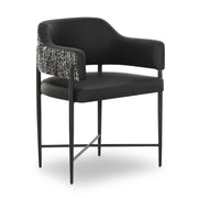 Sezanne - Vegan Leather 2-Tone Dining Chair - R&R Furniture Gallery (Fountain Valley, CA)