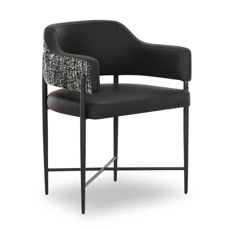 Sezanne - Vegan Leather 2-Tone Dining Chair - R&R Furniture Gallery (Fountain Valley, CA)