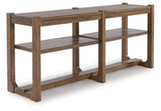 Cabalynn - Sofa Table - Light Brown - R&R Furniture Gallery (Fountain Valley, CA)
