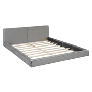 Upholstered Platform Bed, Grounded Bed With Solid Frame - R&R Furniture Gallery (Fountain Valley, CA)