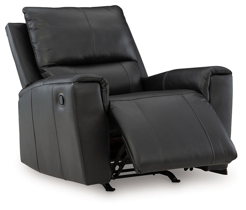 Glossmore - Rocker Recliner - Black - R&R Furniture Gallery (Fountain Valley, CA)