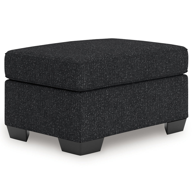 Jasmine Peaks - Ottoman - Coal - R&R Furniture Gallery (Fountain Valley, CA)