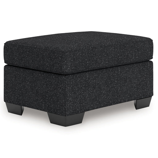 Jasmine Peaks - Ottoman - Coal - R&R Furniture Gallery (Fountain Valley, CA)